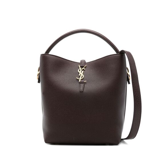 SAINT LAURENT Handbags - Saint Laurent Women Le 37 Medium Leather Bucket Bag